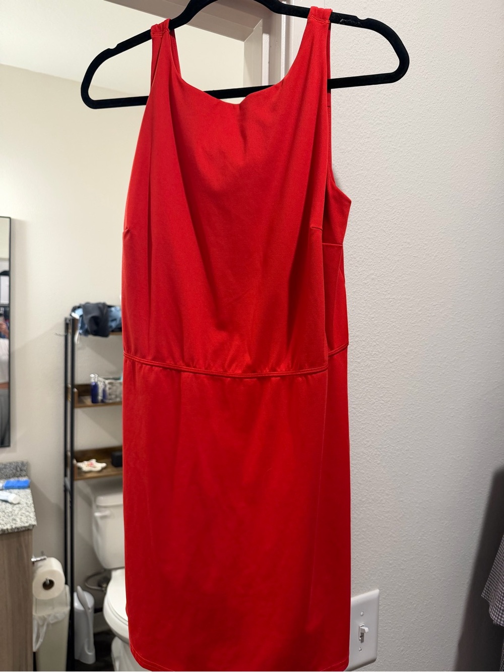 all in motion Red Sleeveless Sheath Dress